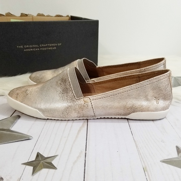 Frye Melanie slip on sneakers metallic moonlight - Picture 2 of 7